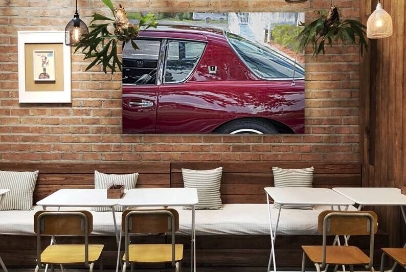  1964 Burgundy Studebaker Avanti Sports Car X1 39 by Rich Franco
