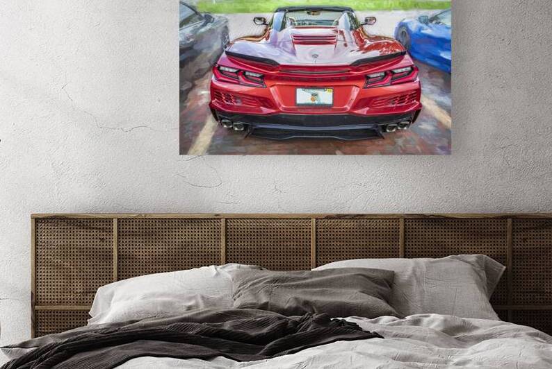 2024 Red Mistic Chevrolet Corvette E RAY Convertible X1  2 by Rich Franco