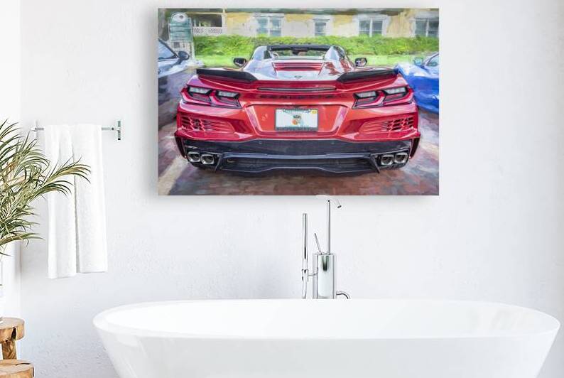 2024 Red Mistic Chevrolet Corvette E RAY Convertible X1  4 by Rich Franco