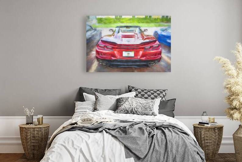 2024 Red Mistic Chevrolet Corvette E RAY Convertible X1  5 by Rich Franco