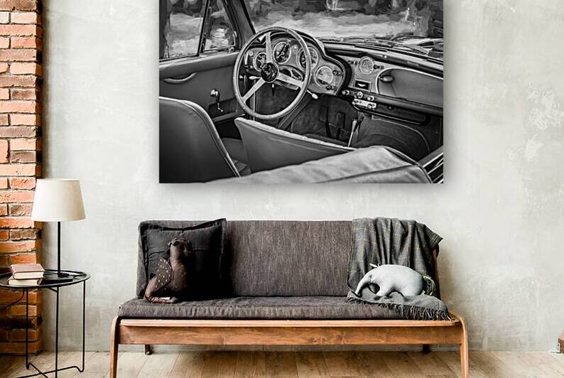 1959 Black Aston Martin DB MKIII Convertible X1 3 by Rich Franco