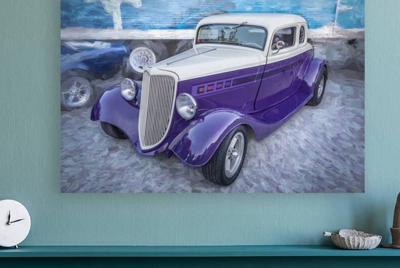 1934 Ford Hot Rod 5 Window Coupe X1 2 by Rich Franco