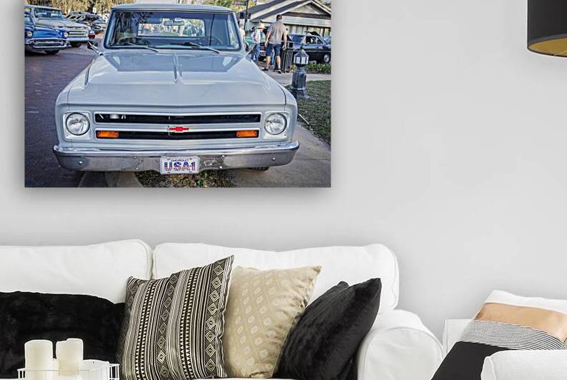 1967 Gray Chevrolet Stepside C10 Stepside Pickup Truck X11 8 by Rich Franco
