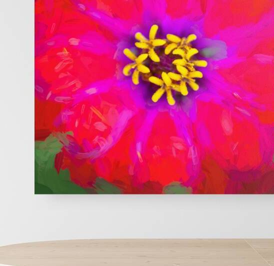 Zinnias Elegans X15 4 by Rich Franco