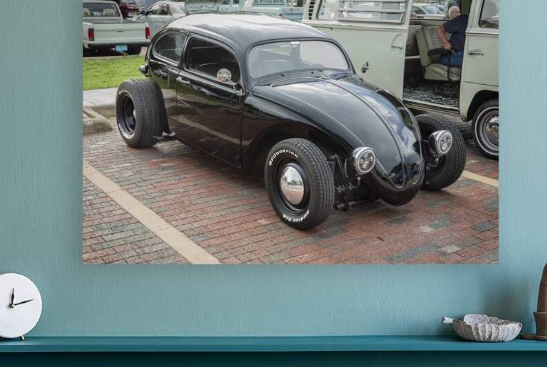 1965 Black Volkswagen Beetle X13 1 by Rich Franco