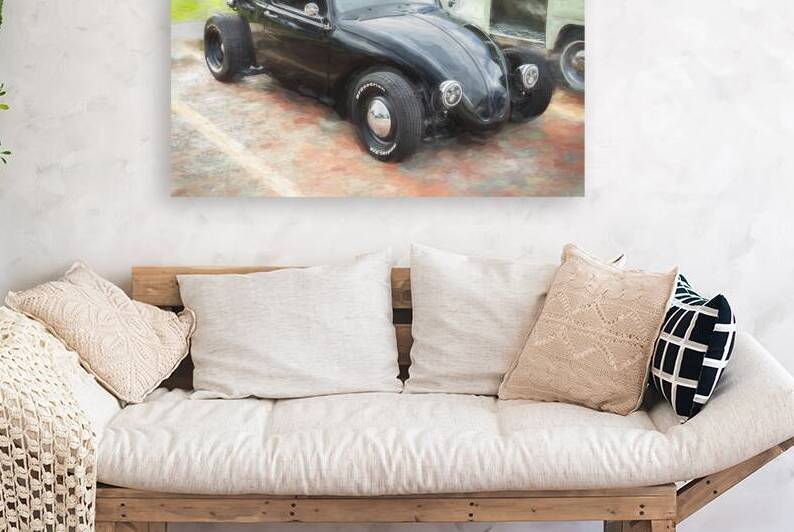 1965 Black Volkswagen Beetle X13 2 by Rich Franco