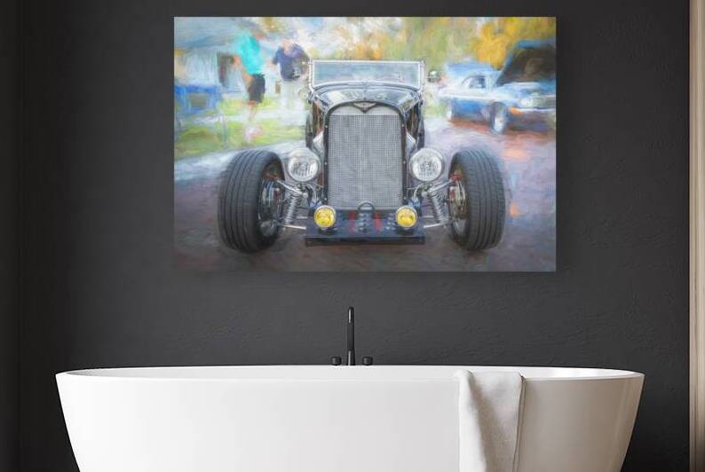 1929 Black Dodge Rumble Seat Roadster X100 14 by Rich Franco