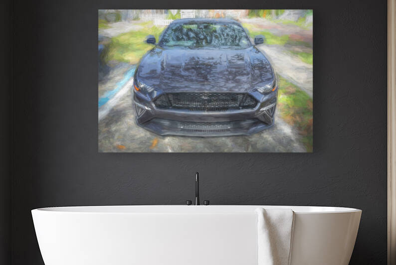 2023 Ford Mustang Dark Matter Gray GT50 X100 2 by Rich Franco