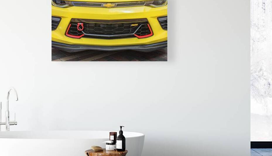 2018 Yellow Chevrolet Camaro SS Convertible X200 4 by Rich Franco