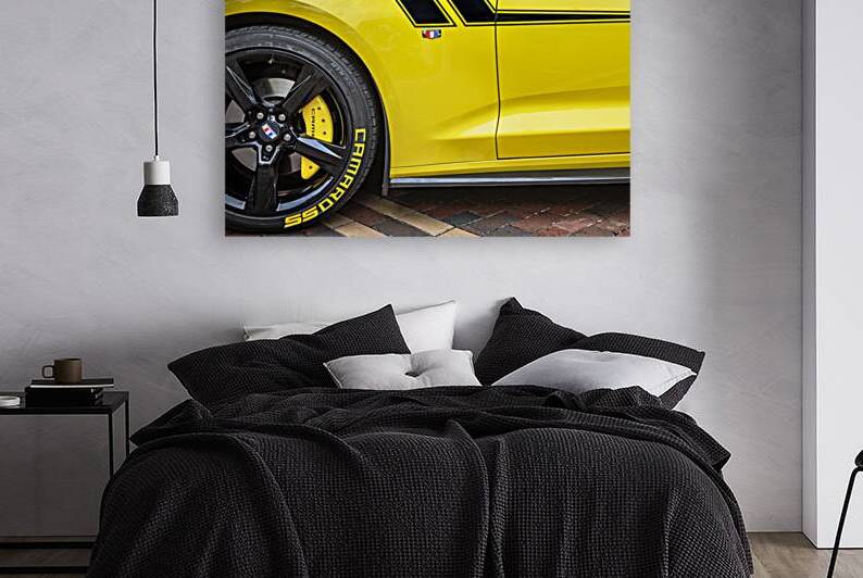 2018 Yellow Chevrolet Camaro SS Convertible X200 8 by Rich Franco