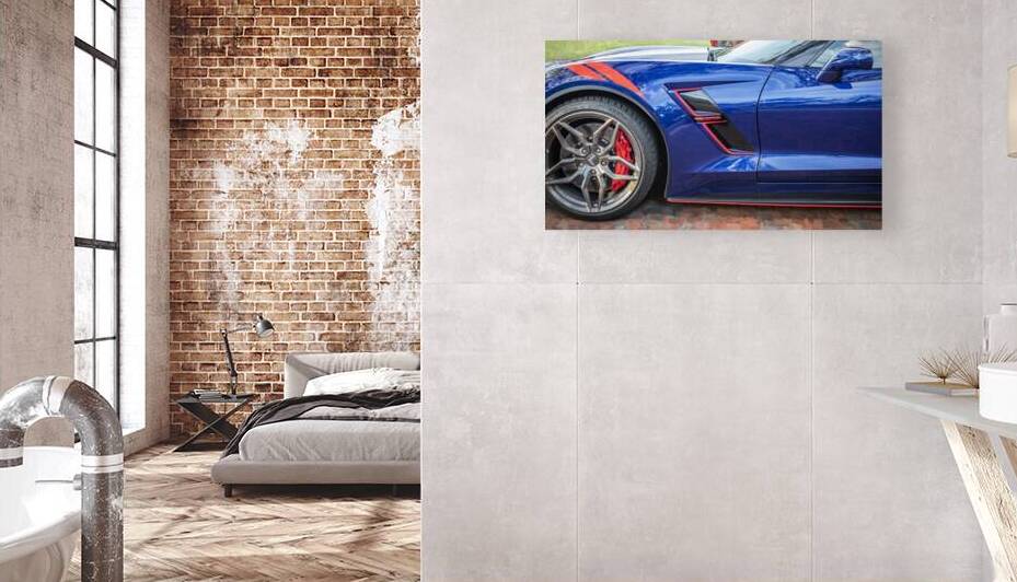 2019 Blue Corvette C7 Grand Sport X 10 by Rich Franco