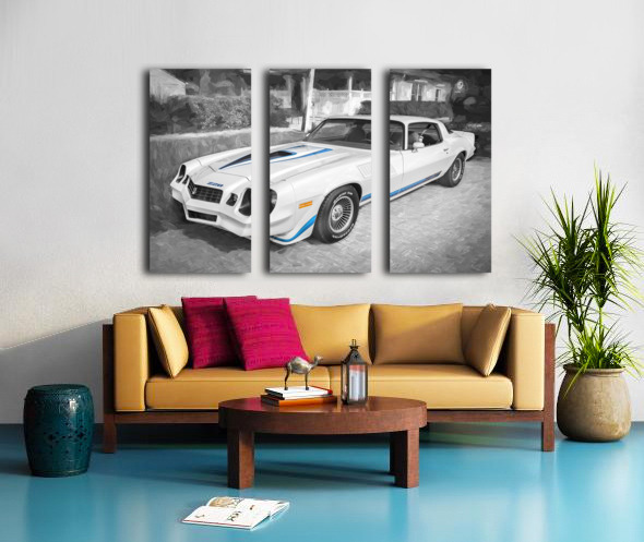 1978 White Camaro Z28 X1 10 by Rich Franco Wall Art