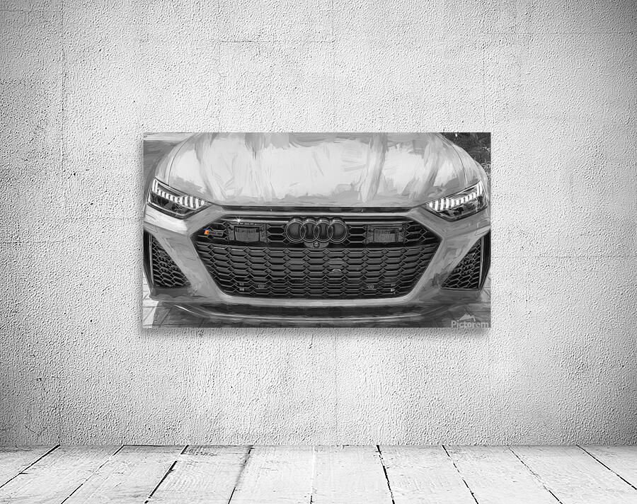 2022 Grey Audi RS6 Avant X 6 Wall Preview