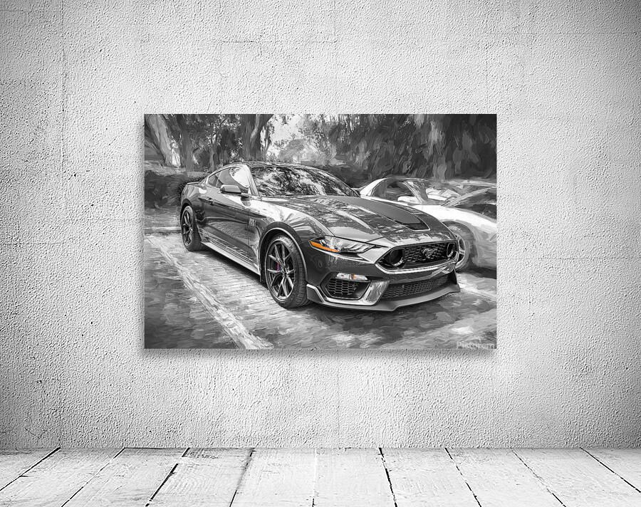  2022 Ford Mustang Mach 1 Eruption Green X 6 Wall Preview