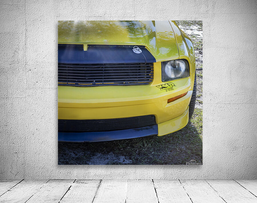 2008 Yellow Ford Mustang GT VMP X 1 Wall Preview