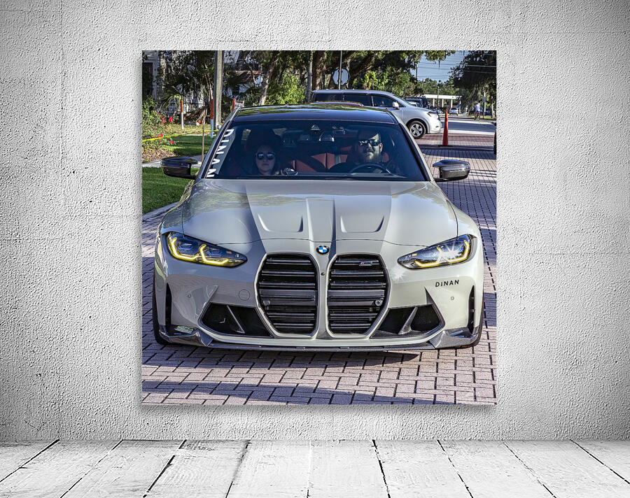 2023 Gray BMW M3 Competition X 14 Wall Preview