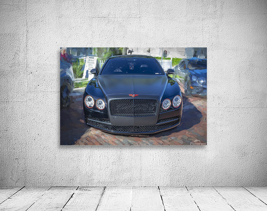 2014 Black Bentley Flying Spur X 2 Wall Preview