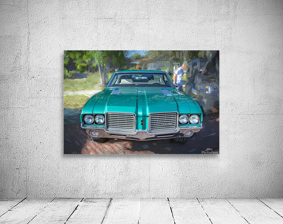 1972 Radiant Green Oldsmobile Cutlass X 6 Wall Preview