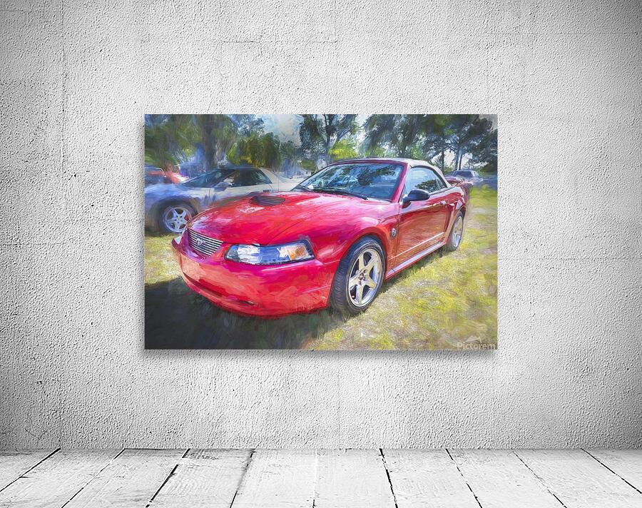 2004 Red Ford Mustang Mach 1 40th Anniversary X 8 Wall Preview