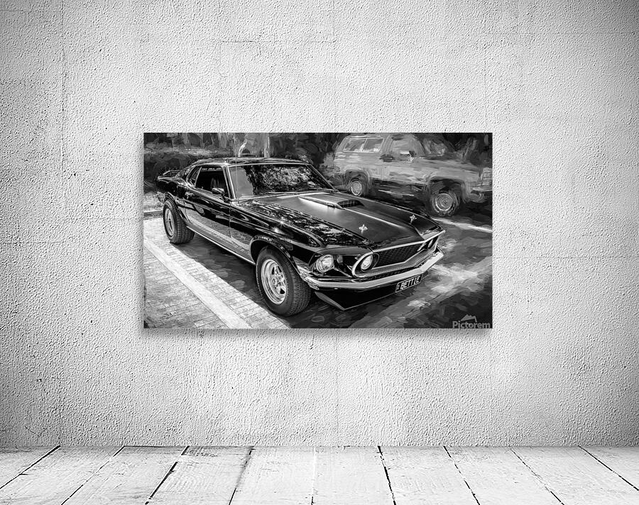 1969 Ford Mustang Fastback Mach 1 X 4 Wall Preview