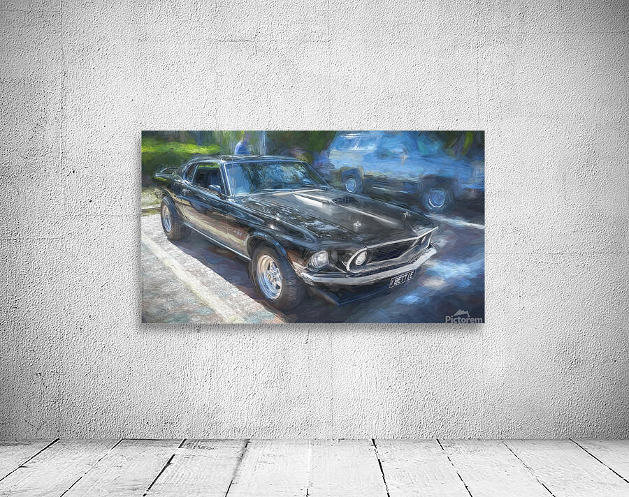 1969 Ford Mustang Fastback Mach 1 X 5 Wall Preview