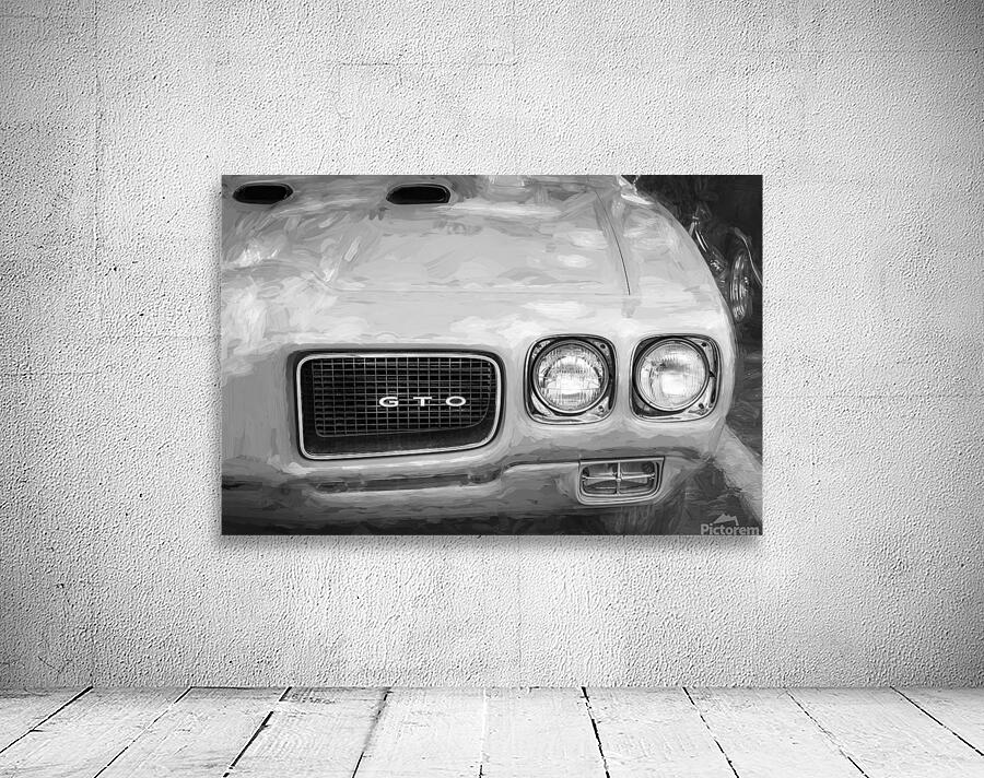  1970 Orbit Orange Pontiac GTO Ram X 6 Wall Preview