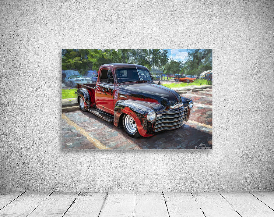 1950 Chevrolet Pick Up Truck Rat Rod 3100 X 1 Wall Preview
