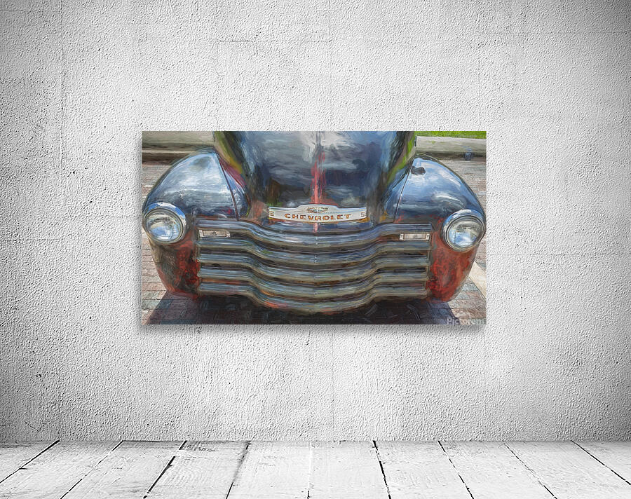 1950 Chevrolet Pick Up Truck Rat Rod 3100 X 7 Wall Preview