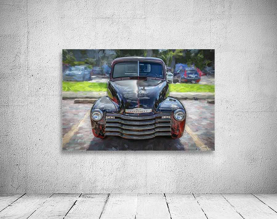 1950 Chevrolet Pick Up Truck Rat Rod 3100 X 12 Wall Preview
