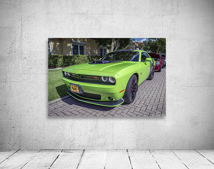 2020 Green Dodge Challenger Hemi RT Shaker X2 10 Wall Preview