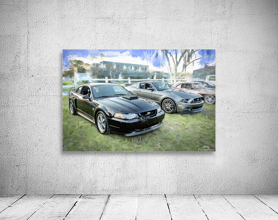 2004 Black Ford Mustang Mach 1 40th Anniversary X140 1 Wall Preview