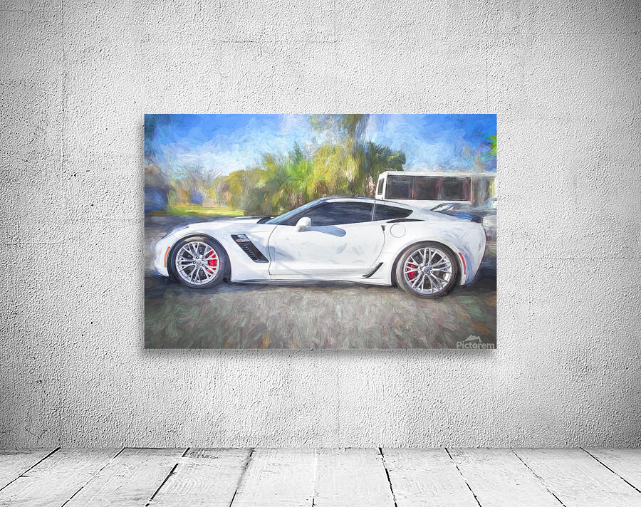 2017 White Chevrolet Corvette ZO6 X15 2 Wall Preview