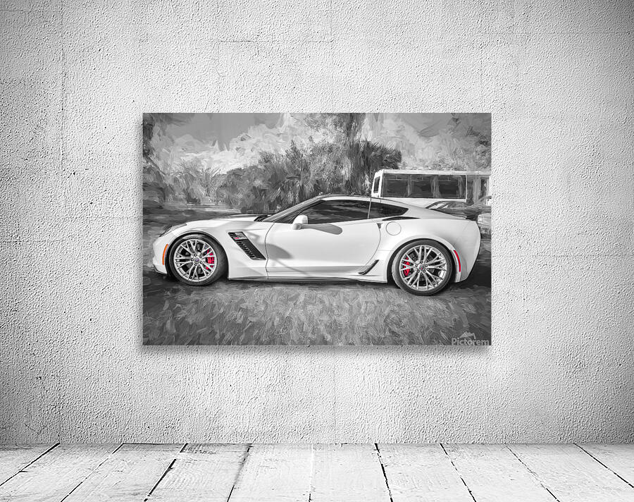 2017 White Chevrolet Corvette ZO6 X15 5 Wall Preview