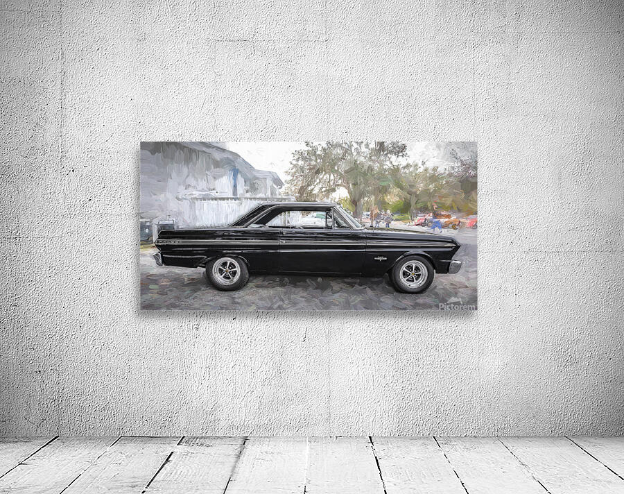 1965 Black Ford Falcon Sprint X2 6 Wall Preview