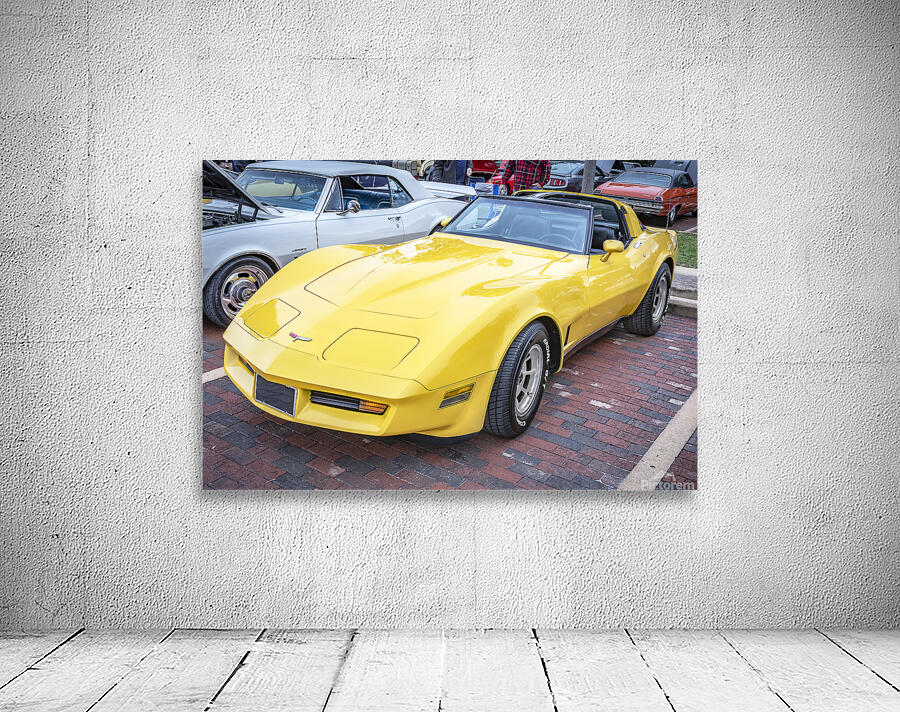 1980 Yellow C3 Chevrolet Corvette X 1 Wall Preview