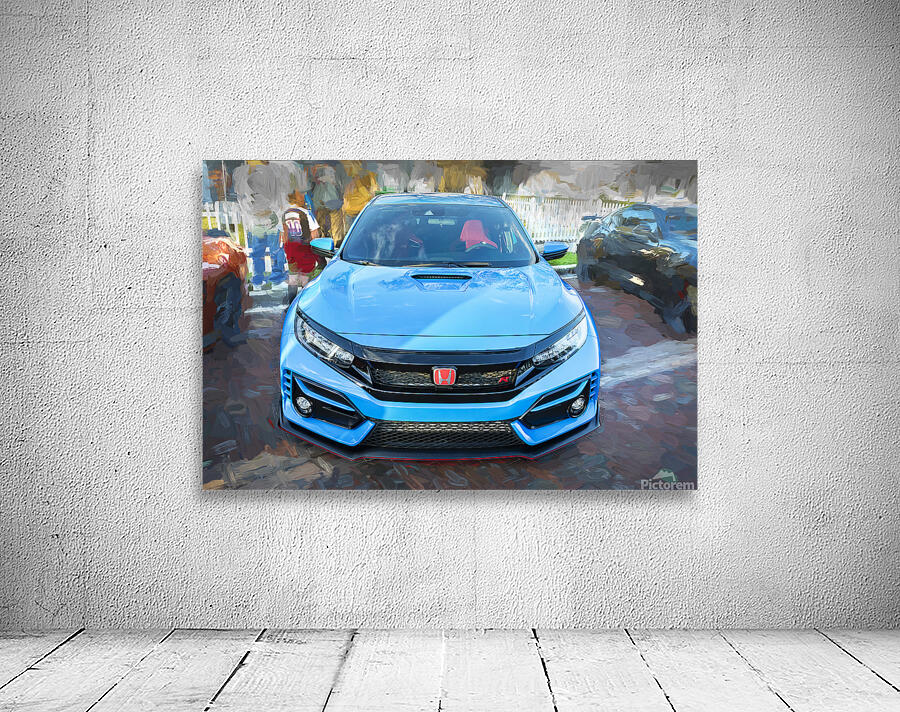 2020 Blue Honda Type R X100 2 Wall Preview