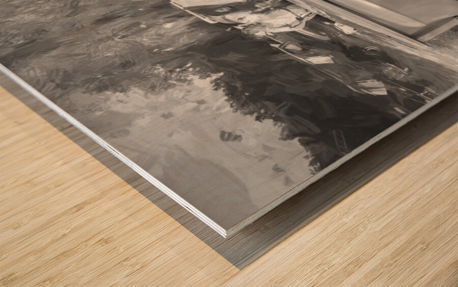  1957 Yellow Chevy Pick Up Truck 3100 Series X 3 Wood print