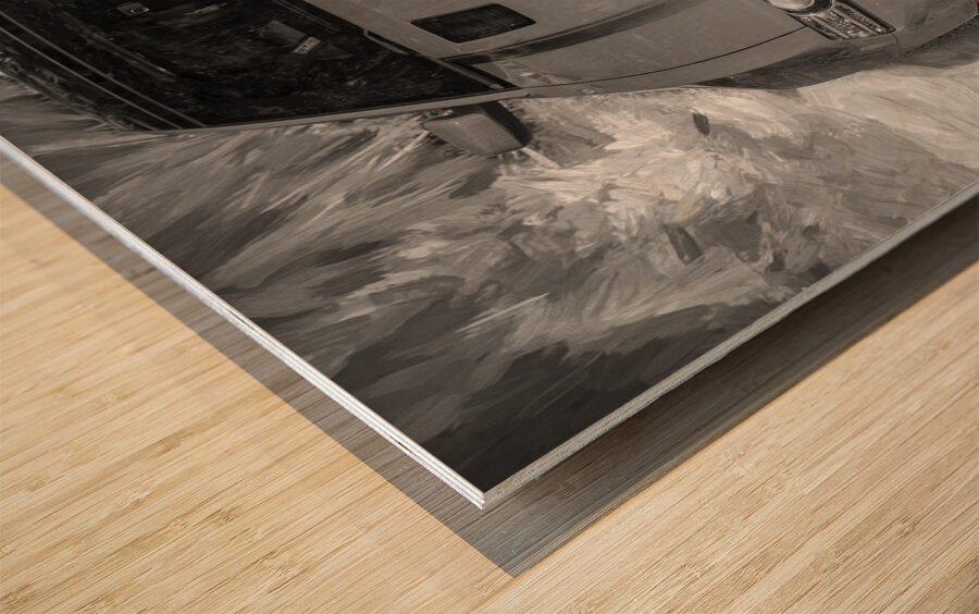 2013 Red Ford Mustang GT 5 0 CS California Special X 6 Wood print