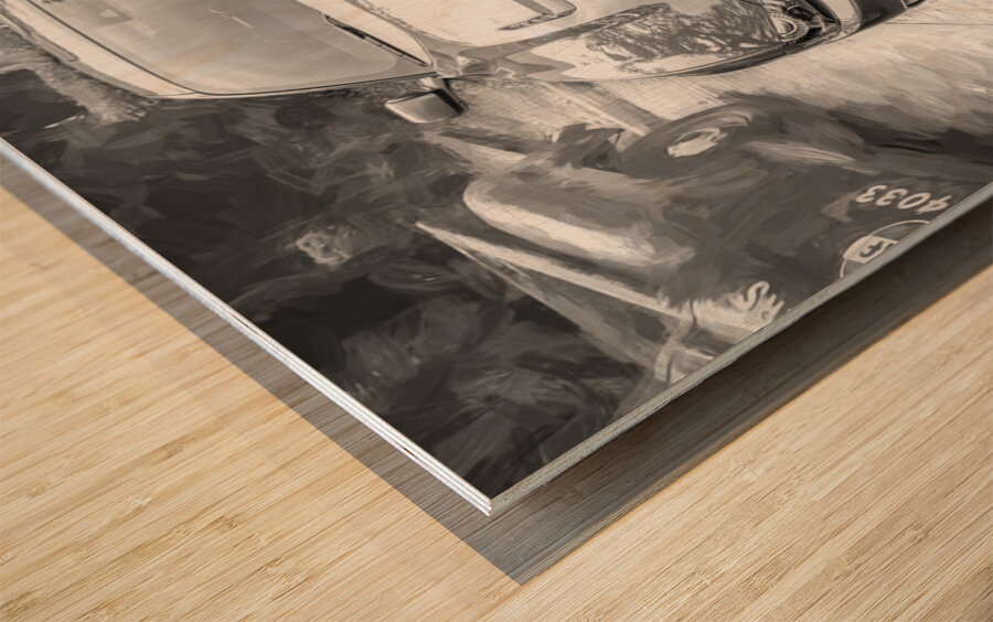  2022 Ford Mustang Mach 1 Eruption Green X 5 Wood print