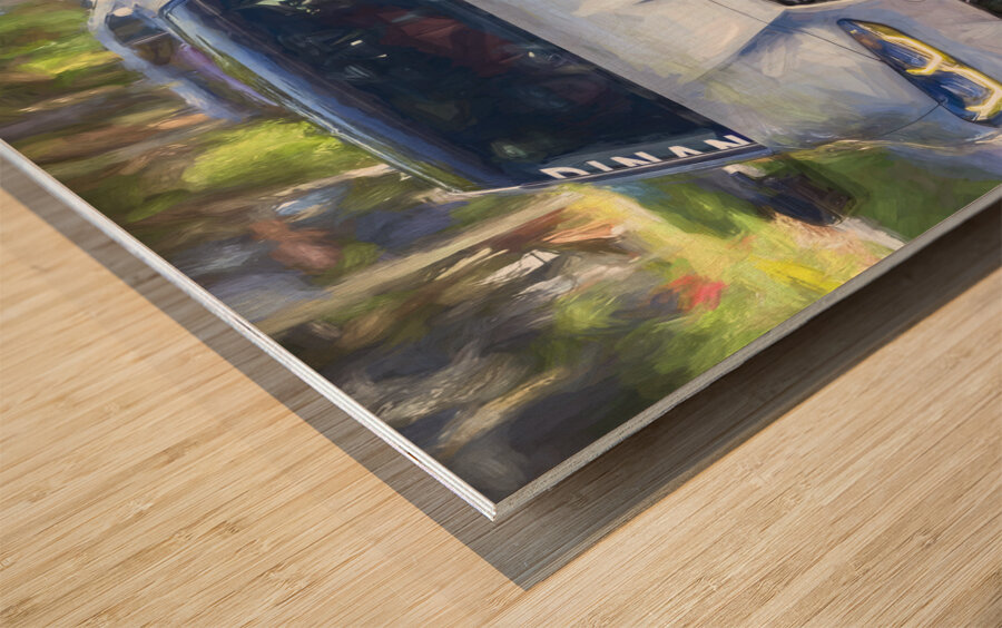 2023 Gray BMW M3 Competition X 5 Wood print