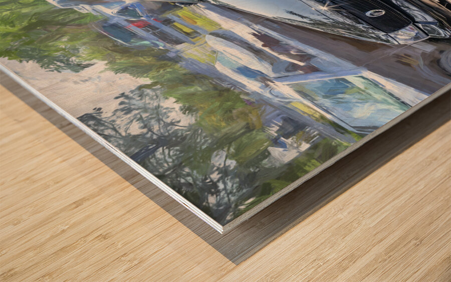 2003 Black Mercury Marauder X 7 Wood print