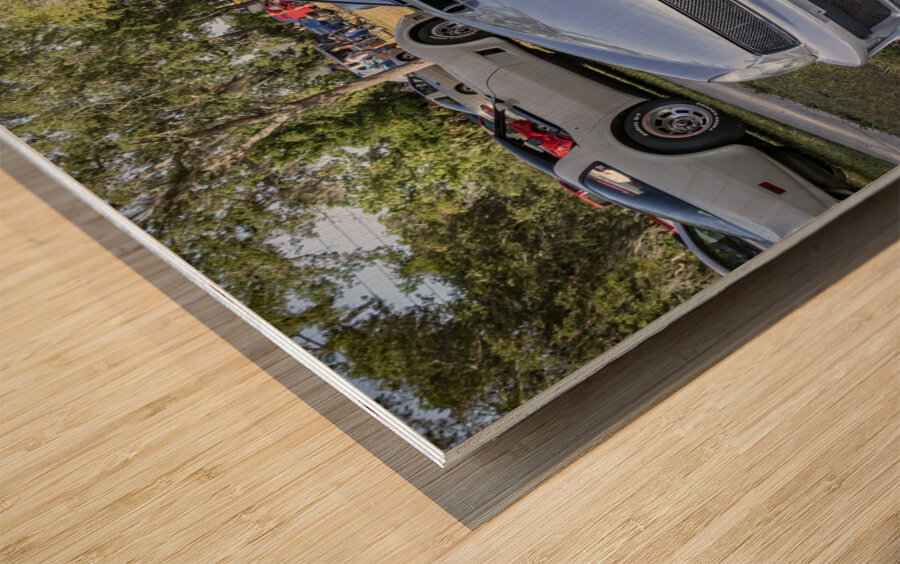 2002 Subaru Impreza WRX Sti X 5 Wood print