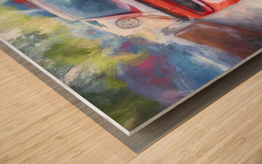 2023 Dodge Challenger SRT Hellcat Redeye X 5 Wood print