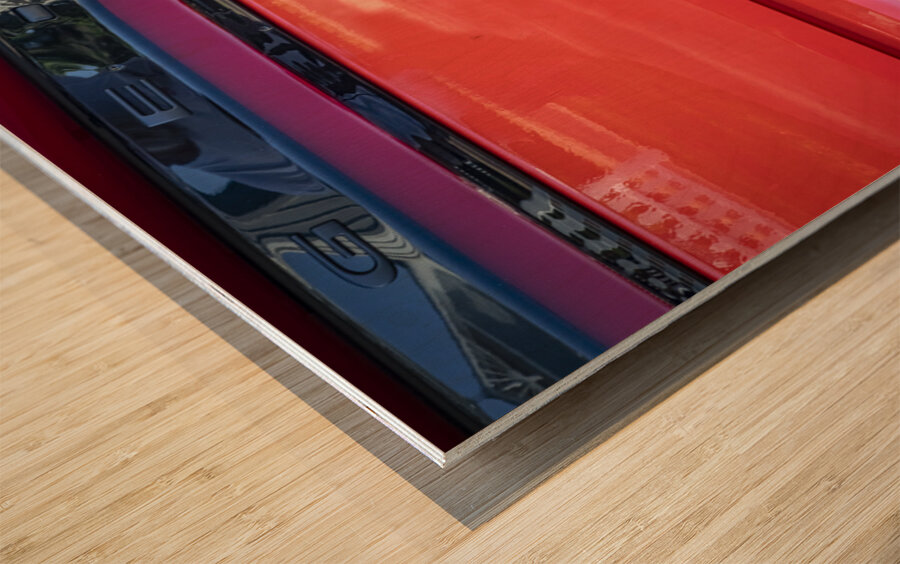 2023 Dodge Challenger SRT Hellcat Redeye X 7 Wood print