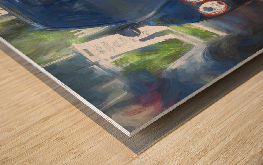 2014 Black Bentley Flying Spur X 1 Wood print