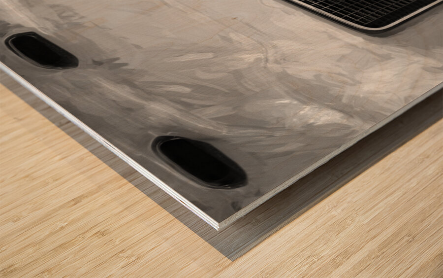  1970 Orbit Orange Pontiac GTO Ram X 6 Wood print