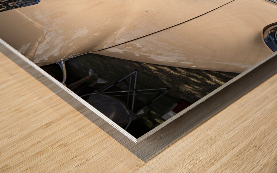 1947 Tan Chrysler Town And Country Sedan 4 Door X1 9 Wood print