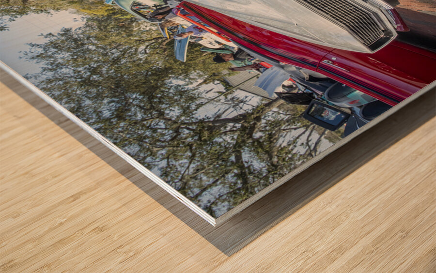 1967 Gray Camaro Restomod X1 3 Wood print