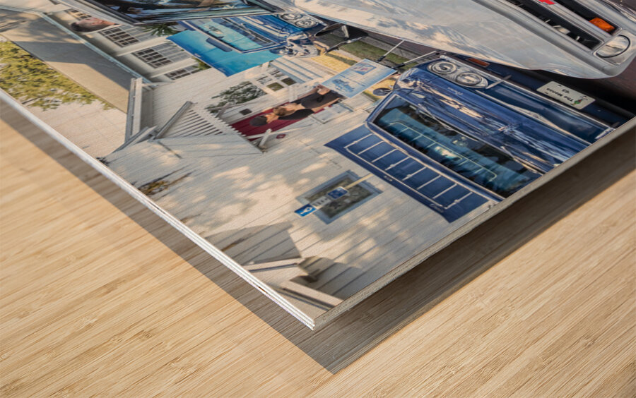 1967 Gray Chevrolet Stepside C10 Stepside Pickup Truck X11 7 Wood print