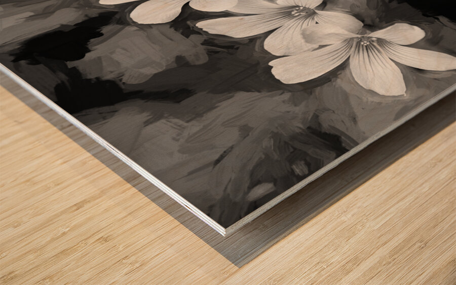 Oxalis Purple Flowers Violacea X100 2 Wood print